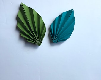 3DペーパーパームリーフSVGバンドル、トロピカルパームリーフSVG、パームリーフSVG、トロピカルデコレーションテンプレート、SVGカットファイル（デジタルダウンロード）