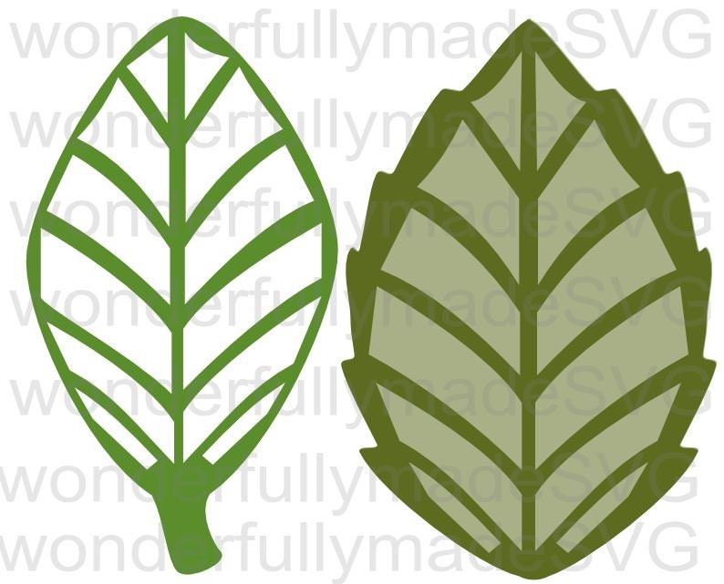 Free Free 336 Paper Flower Leaves Svg SVG PNG EPS DXF File