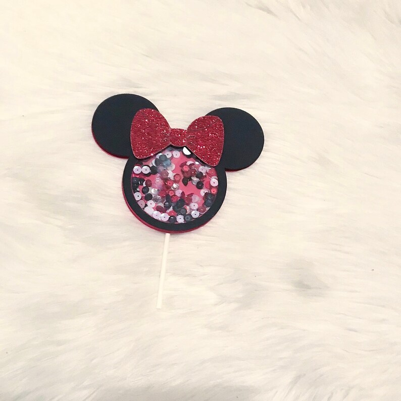 Minnie mouse theme Shaker Cake Topper SVG Cake Topper SVG ...