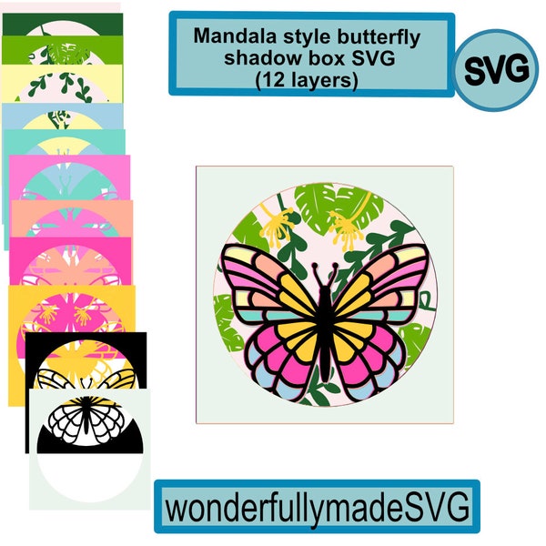 Butterfly theme shadow box svg, Garden theme shadow box svg, shadow box svg, SVG for cricut , svg for Cricut Butterfly theme shadow box svg, Garden theme shadow box svg, shadow box svg, SVG for cricut , svg for Cricut