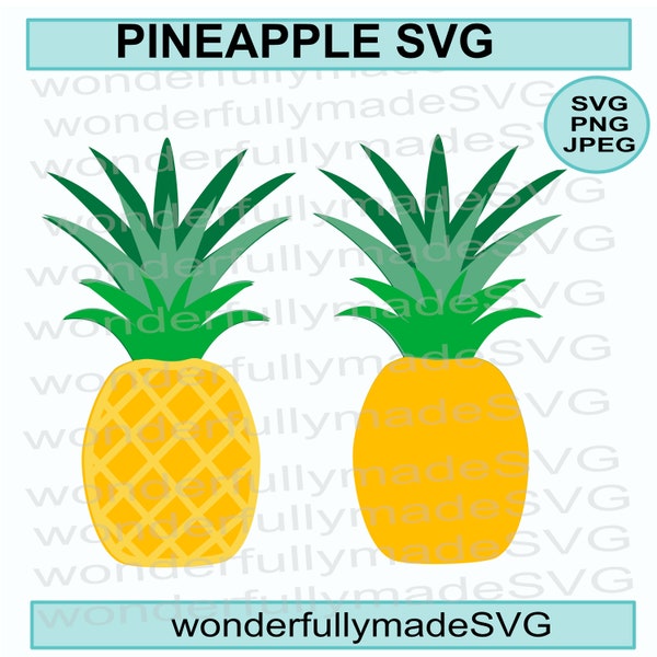 Pineapple svg, layered pineapple svg, tropical pineapple SVG, Tropical pine apple svg, tropical theme svg for cricut