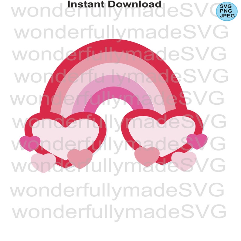 Download Rainbow theme shaker topper SVG love shaker cake topper ...