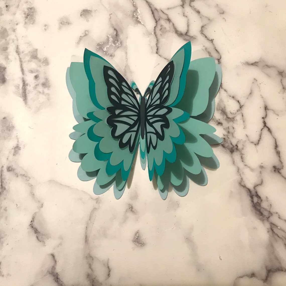Download 3D Layered Butterfly SVG Layered butterfly template 3D | Etsy