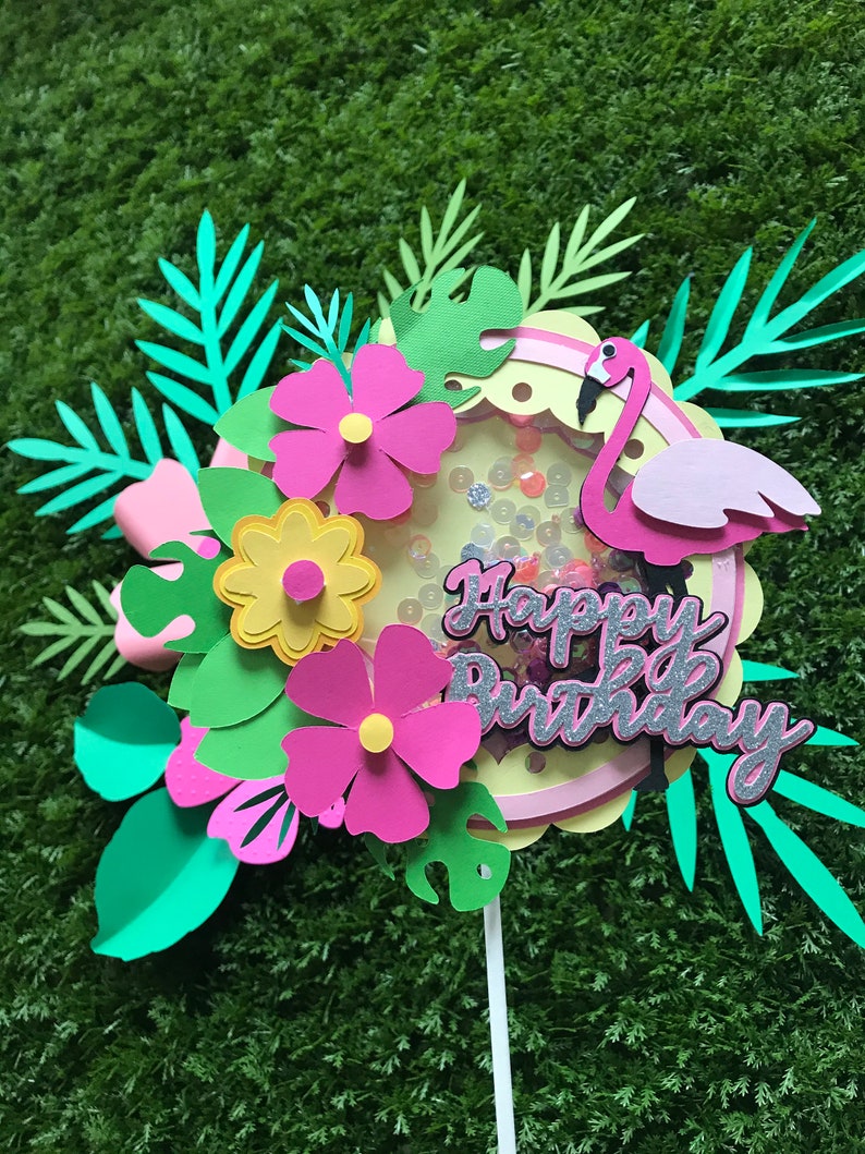 Download Tropical theme svg Tropical theme shaker topper cake ...