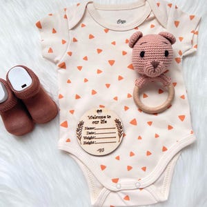 Organic Cotton Baby Gift Set , 4-Piece Newborn Essentials, New Baby Gift Set, New Born Gift Set, Baby shower Gift