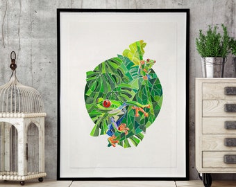 Frogs, Green Frogs, Frog Nursery, Frog Print, Frog Lover Gift, Tree Frog, Green Frog, Frogs Wall Art, Green Frog Art, Frog Wall Art