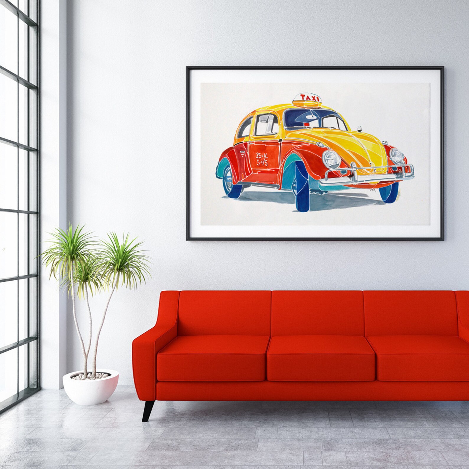 Car Print Vintage Car Decor Car Wall Art Boys Room Decor Etsy