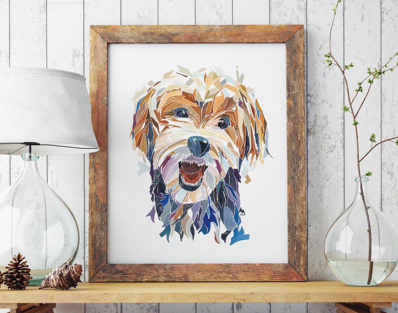 Dog Painting Dog Prints Dog Print Wall Art Dog Watercolour - Etsy