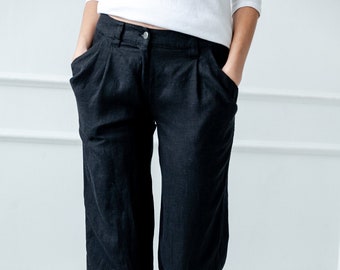 100% LINEN SOFT PANTS/ 1383