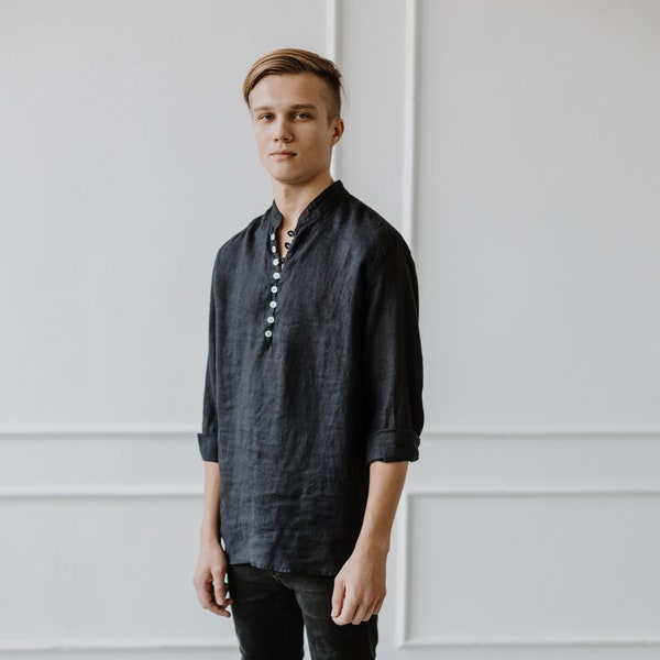 100% Linen Men's Shirt