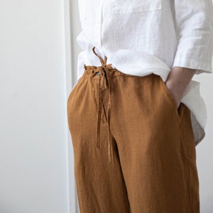 100% Linen Pants/ 1313