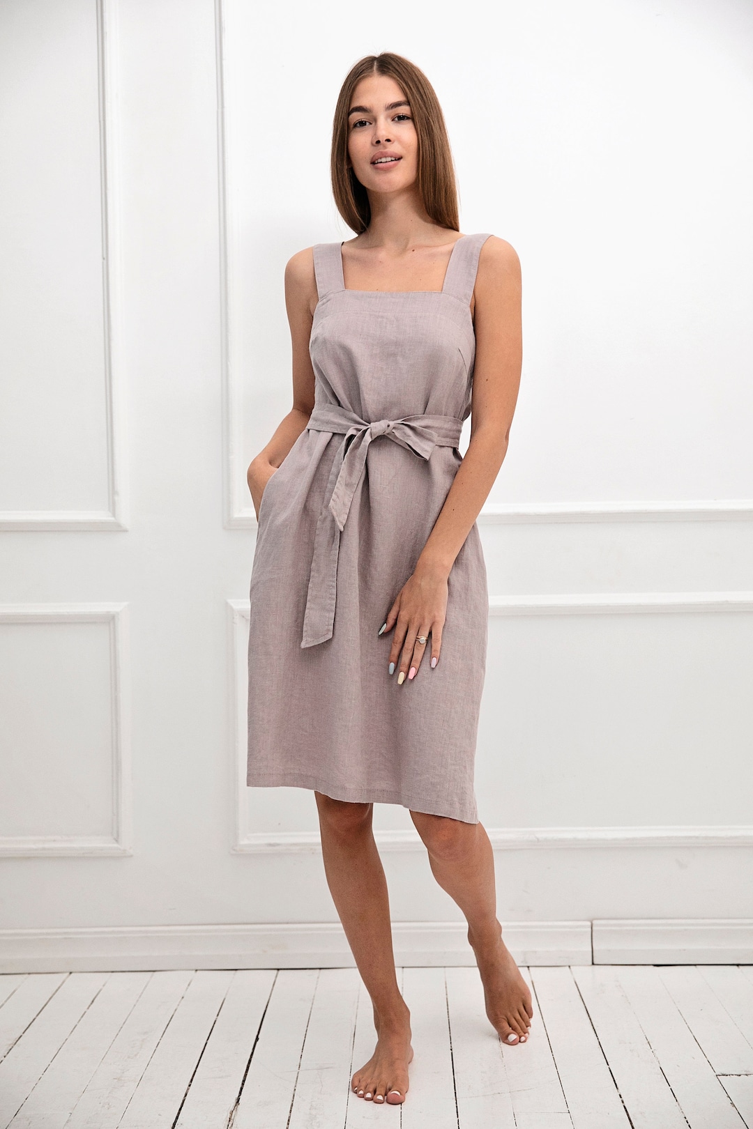 dress hermione Bridesmay Cocktail Dresses for Women 2024 Wedding Guest Midi with no-returns:2024-06-14_2027-09-02 Waist:32 Beautiful Woman Wear Lux
