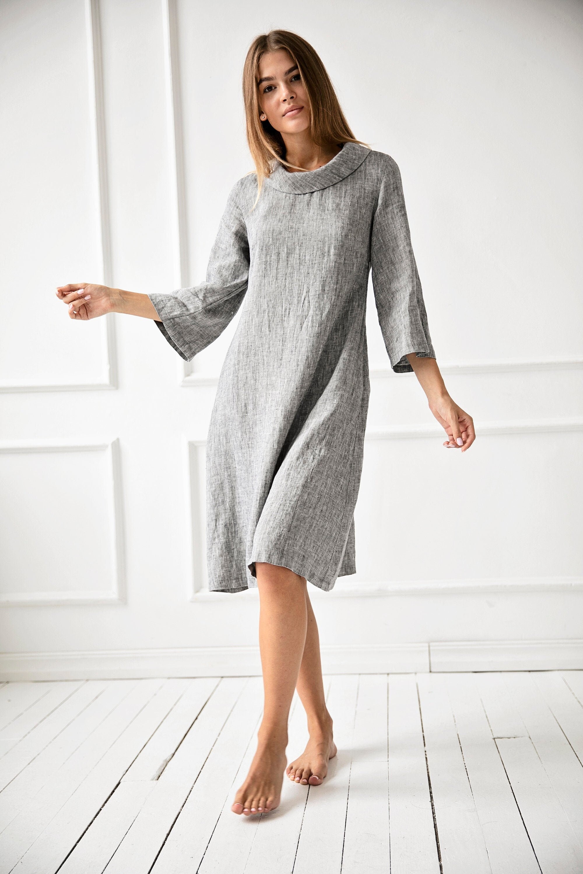 Le Muse Linen Dress - Etsy