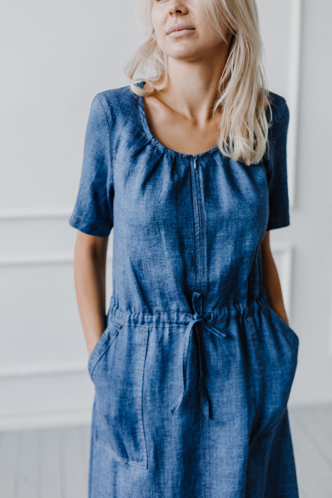 Brendy Dress - 100% Linen