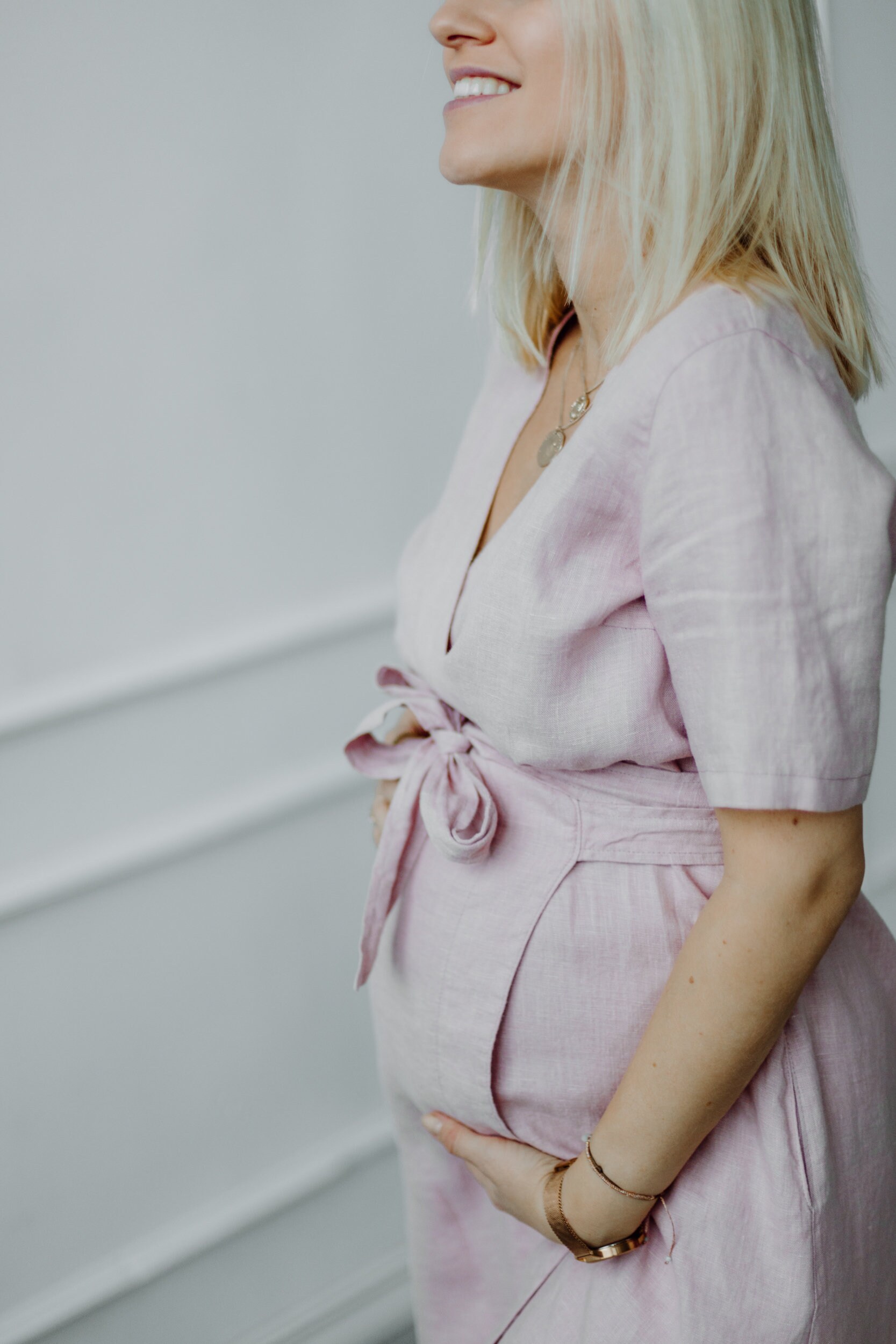 Maternity 100 Linen Dress Loose Linen Pregnancy Dress Flax Etsy