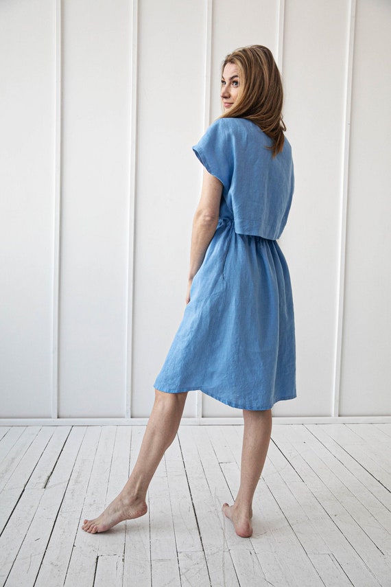 100 percent linen dresses