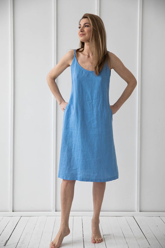 White linen dress maxi dress women dress (1232) White linen dress maxi dress women dress (1232)