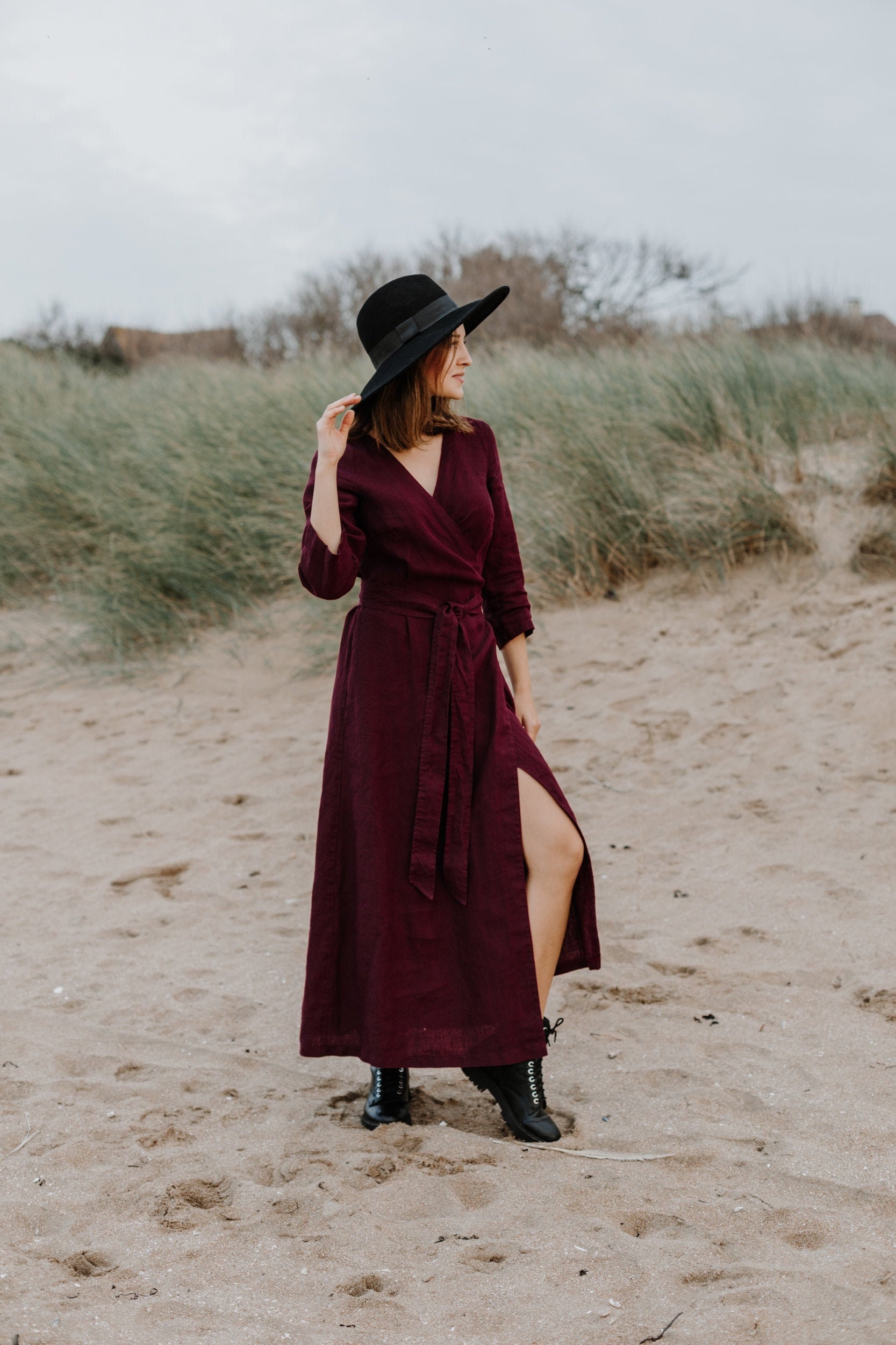 turtleneck dress a line Valentina Dress | Color: Black | Size M