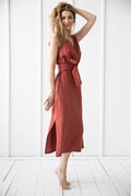 Long 100% Linen Dress, Linen Dress Plus Size/ 1251 product logo