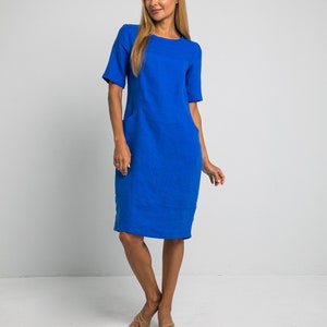 100% Linen Dress/ 1210 image 8