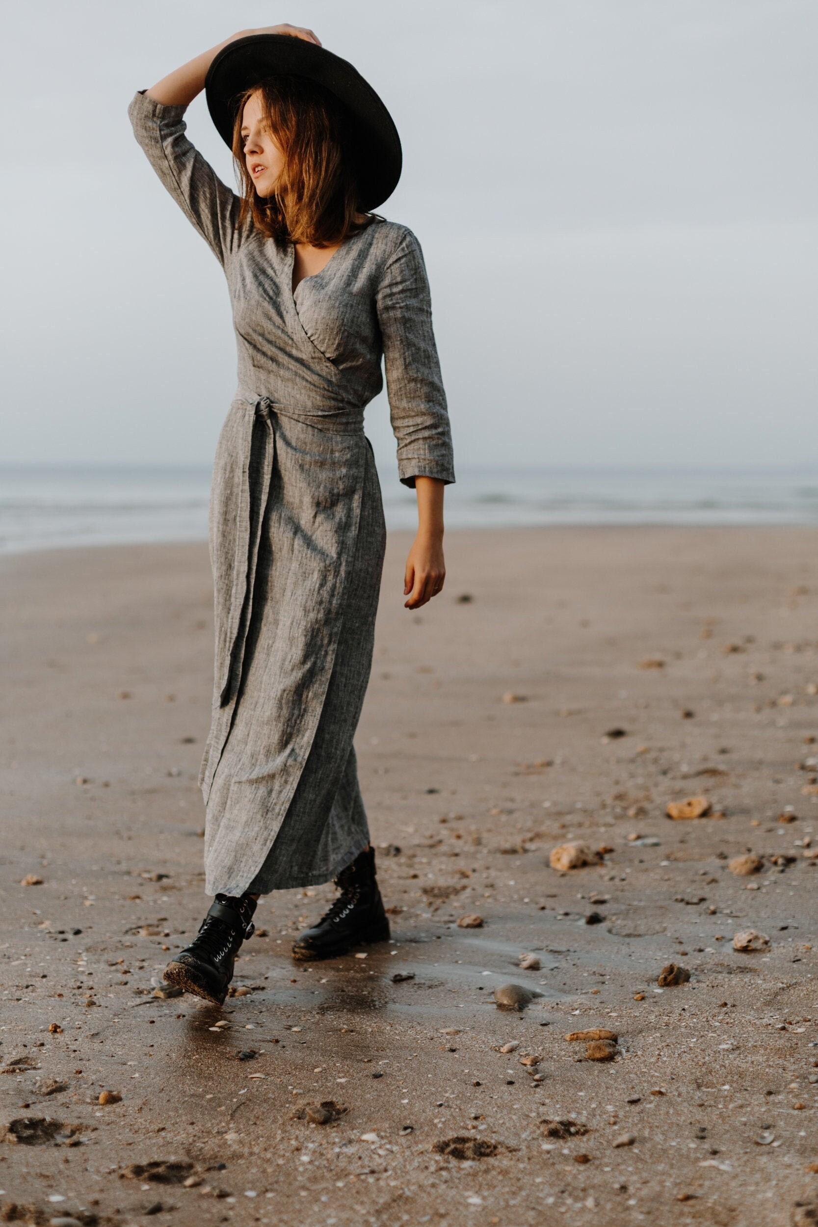 Lithuanian Linen Dress - Etsy Australia