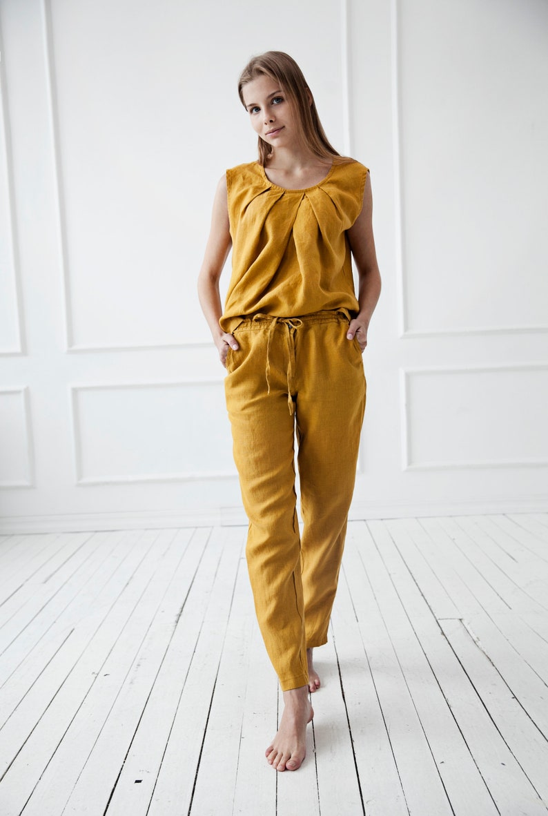 soft printed pants