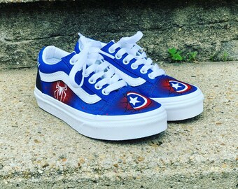 marvel vans captain america