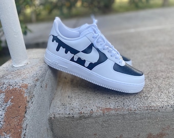 Custom Nike Air Force 1 Low Navy Blue Custom NWT - Etsy display picture 1
