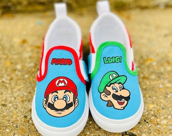 Super Mario Vans - Etsy
