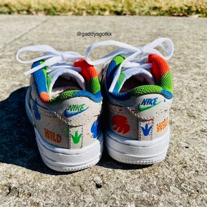 custom dinosaur air force 1