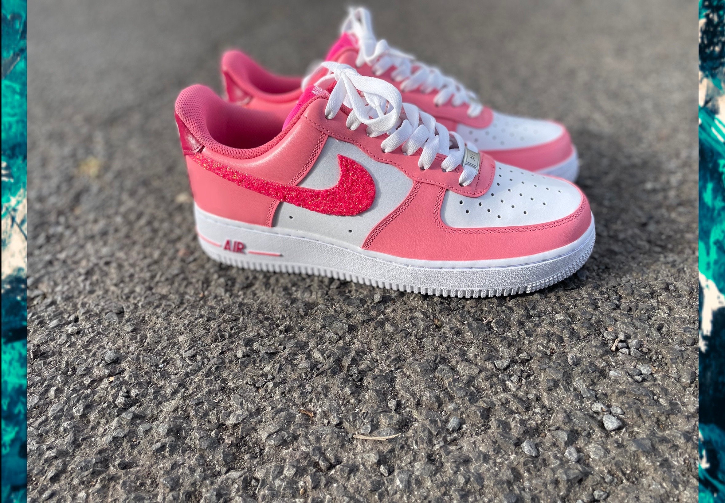 pink glitter af1