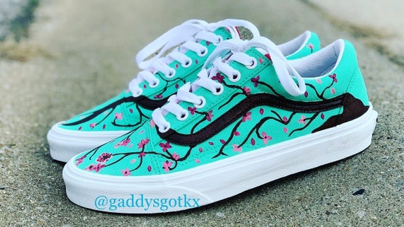 Custom Vans Arizona Green Tea Inspired - Etsy Custom Vans Arizona Green Tea Inspired - Etsy