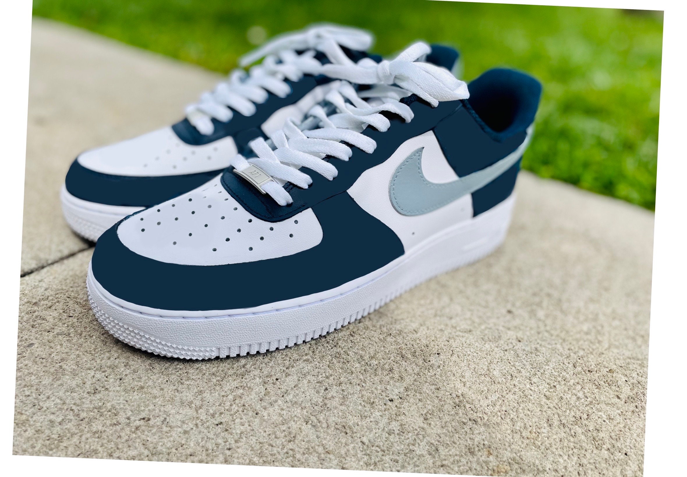Navy Blue and Grey Custom Air Force