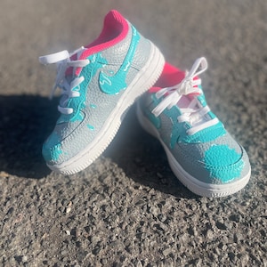 South beach splat Air Force 1 custom