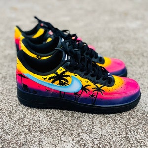 Sunset beach Air Force 1 custom