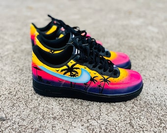 Sunset beach Air Force 1 custom
