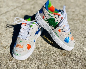 Dinosaur custom  Air Force 1 kids