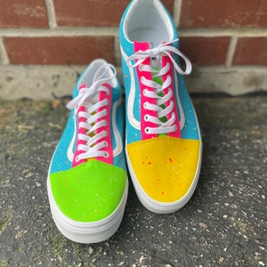 Splatter custom vans