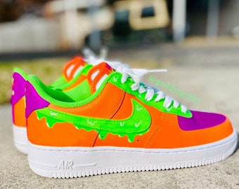 Neon Drip Custom Air Force 1's