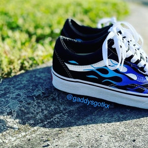 Ombr Flamed Vans Etsy Denmark