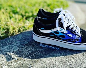 flame vans custom