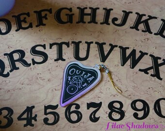 Ouija Cat Planchette Charm and Pin