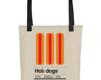 Hot Dog Tote Bag