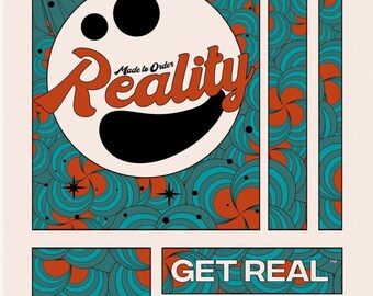 Made to Order Reality - Original Retro Vintage Psychedelic Advertisement Parody