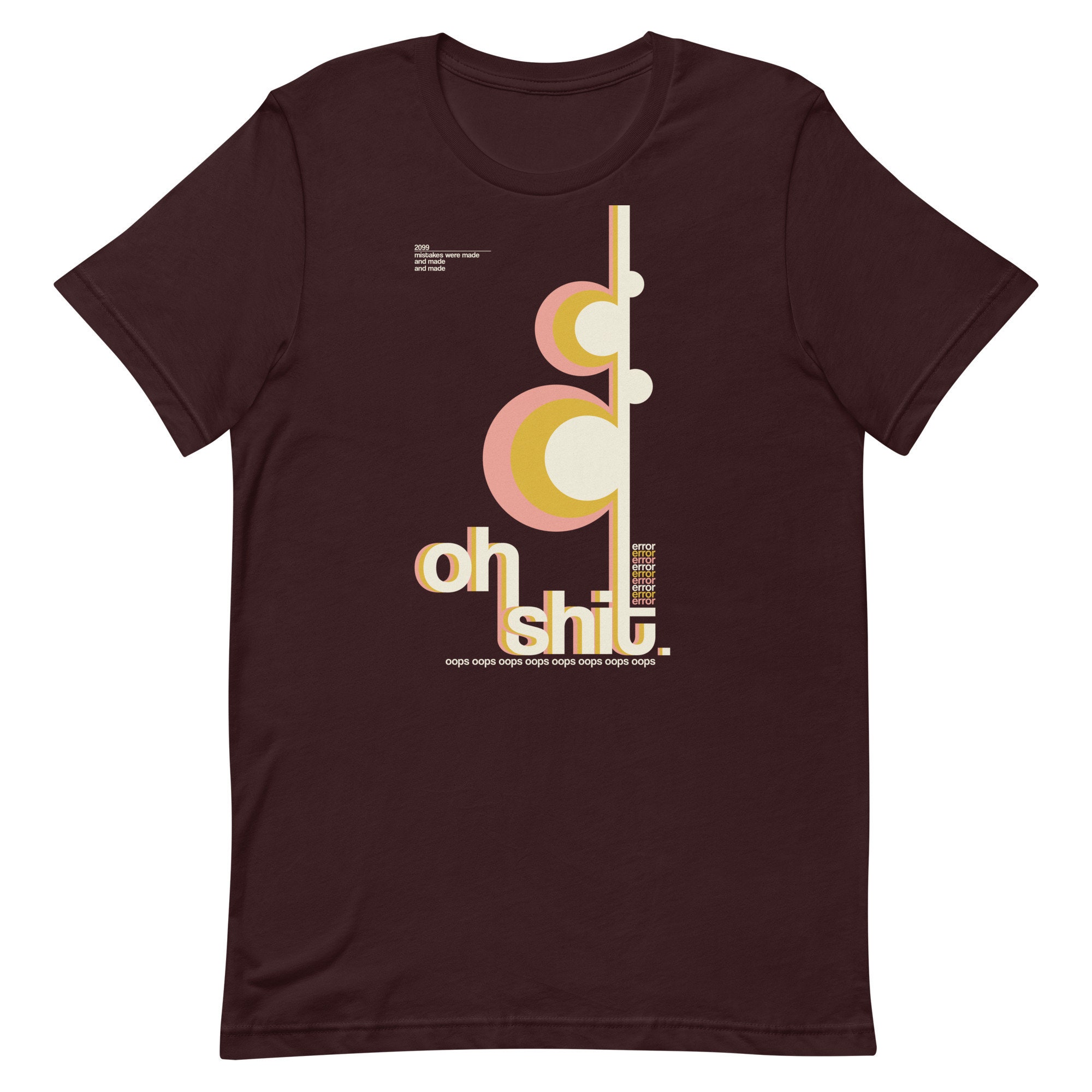 Oh Shit - Oops, Error! Weird Retro Funny Shirt - Etsy