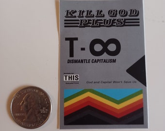3" Anti-Capitalist Retro 90's VHS Stickers
