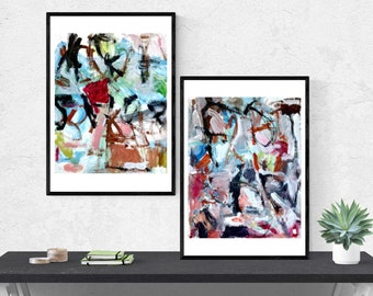 Druckbare abstrakte moderne Kunstwerk, bunte Original Acryl AquarellGemälde, digitaler Download Kunst für Home Dorm Büro Dekor Handwerk