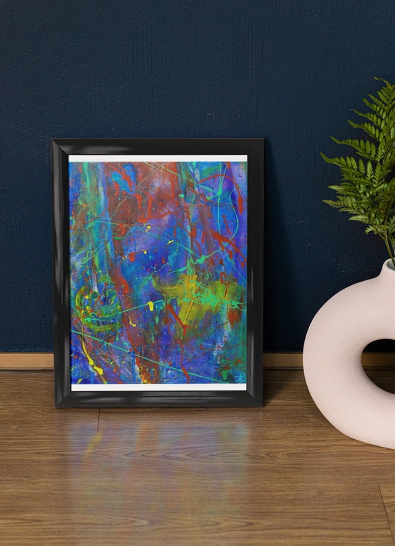 Limited Edition Contemporary Abstract Art Print from Original Acrylic Painting