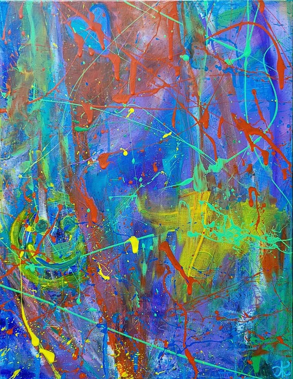 Limited Edition Contemporary Abstract Art Print from Original Acrylic Painting