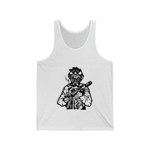 Tactical Boxer Dog Unisex Jersey Tank